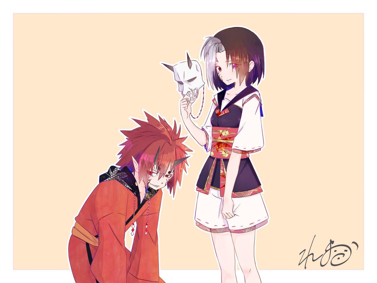 小鬼と鬼人 からくまさん イラストレーター のポートフォリオ ココナラ