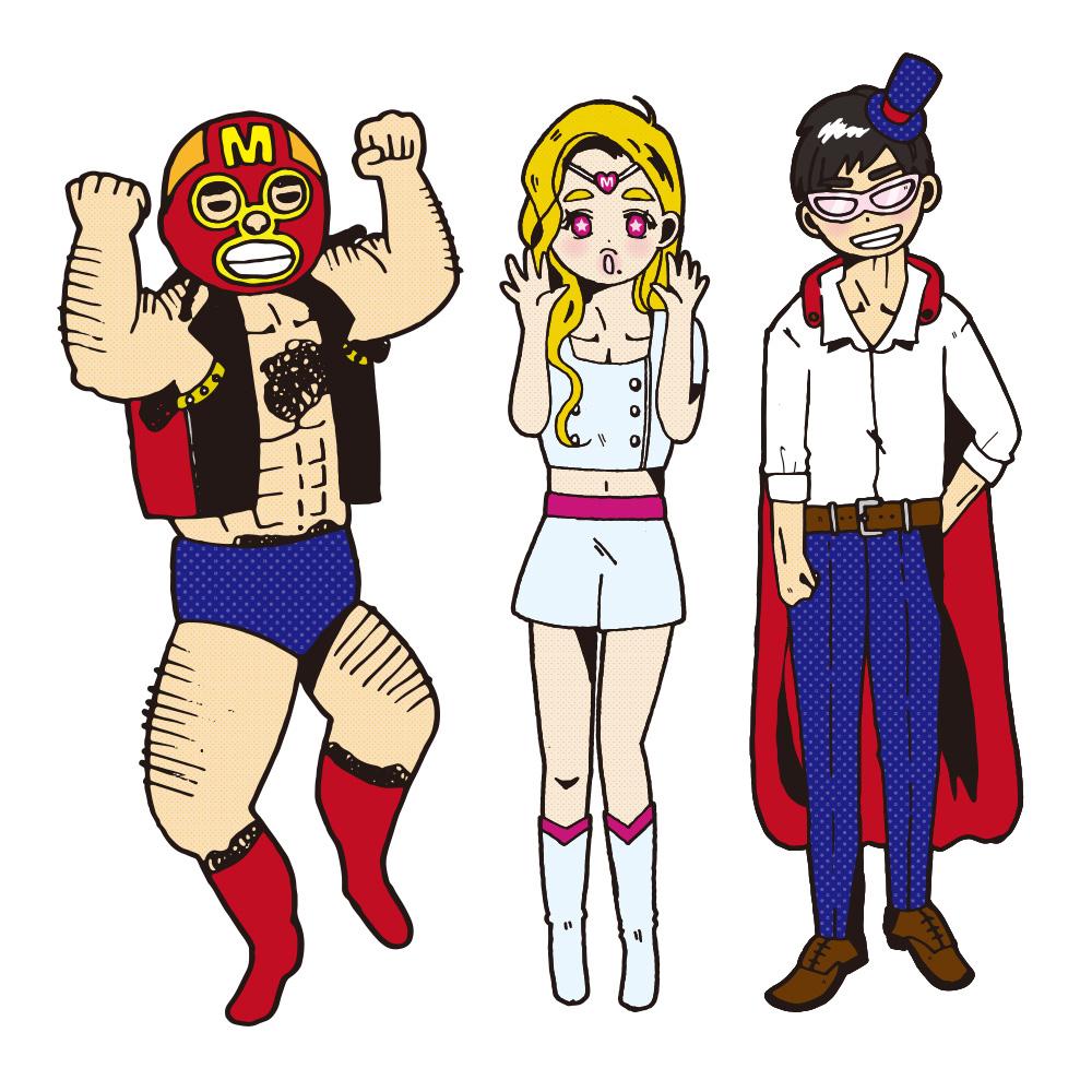 アメコミ風キャラクター かべたかなさん ゆるイラストが得意なデザイナー のポートフォリオ ココナラ