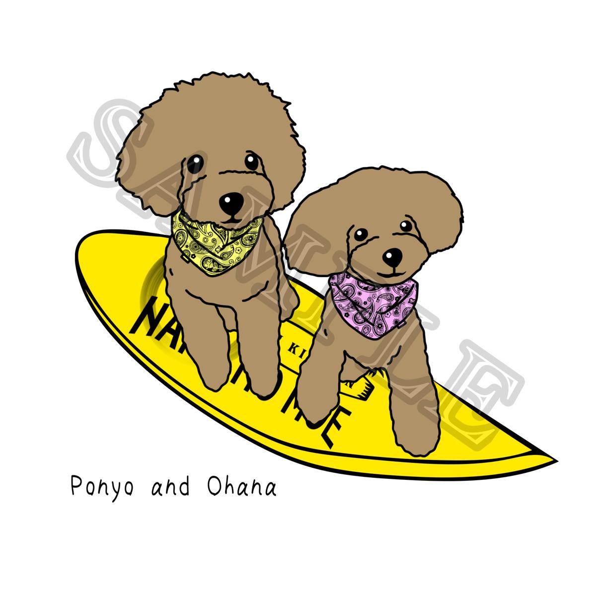 ペットの似顔絵イラストのご依頼 イラスト屋さん一吹さん クリエイター のポートフォリオ ココナラ