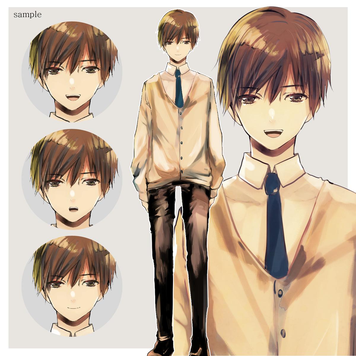 男子高校生 にわかやすさん イラストレーター のポートフォリオ ココナラ