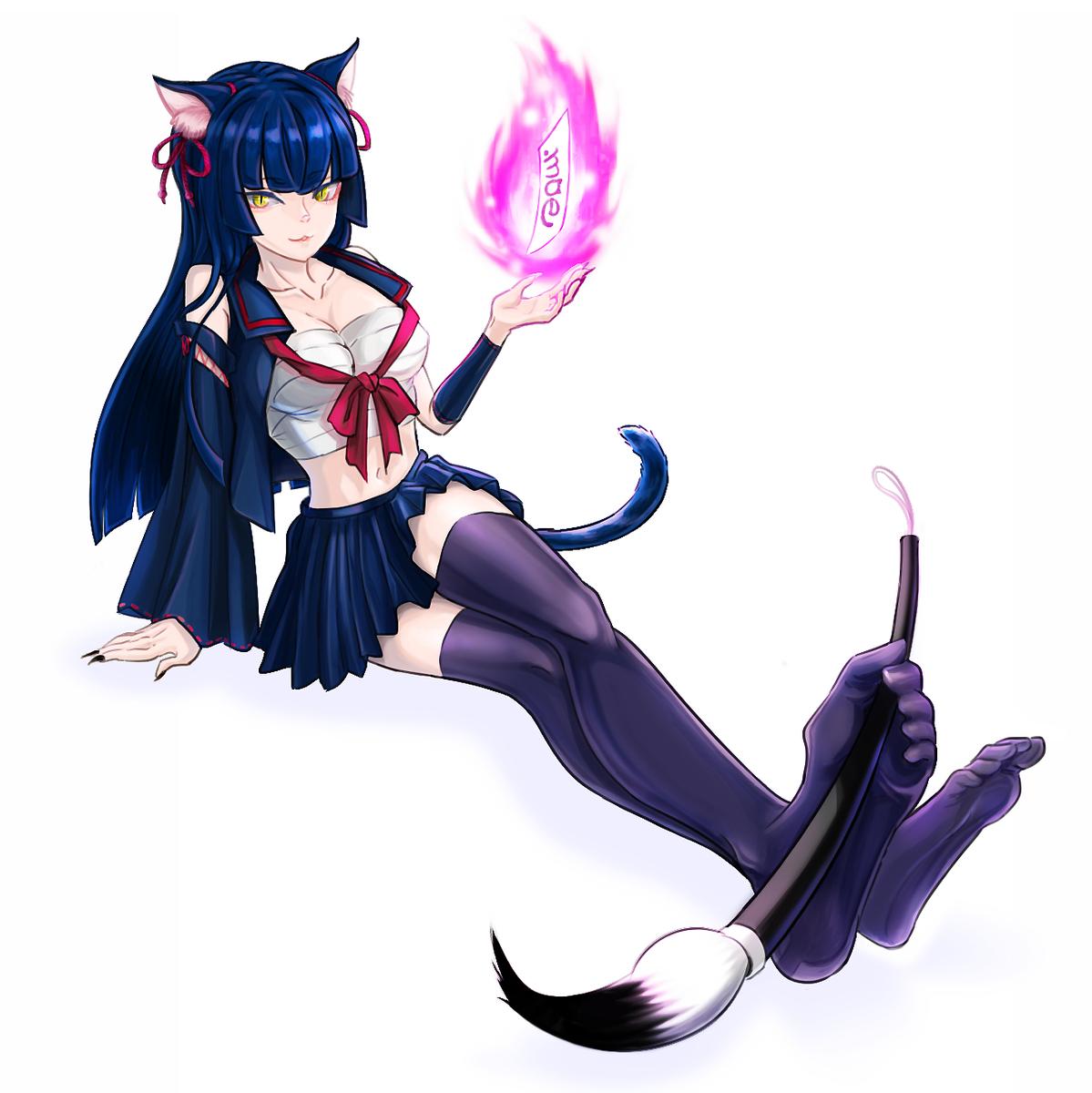 猫耳ニーハイjk ブレア Bleaさん イラストレーター のポートフォリオ ココナラ