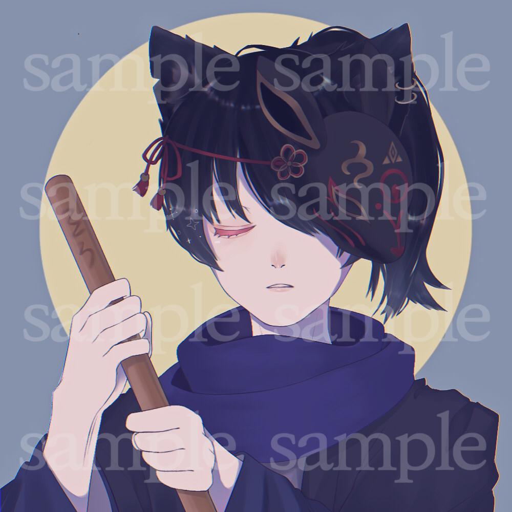ポケコロのアバター絵 アイコン 黒豆 受付中さん イラストレーター志望の学生 のポートフォリオ ココナラ