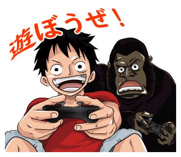 ワンピースのlineスタンプ ルフィ Furukawa6さん アートディレクター のポートフォリオ ココナラ