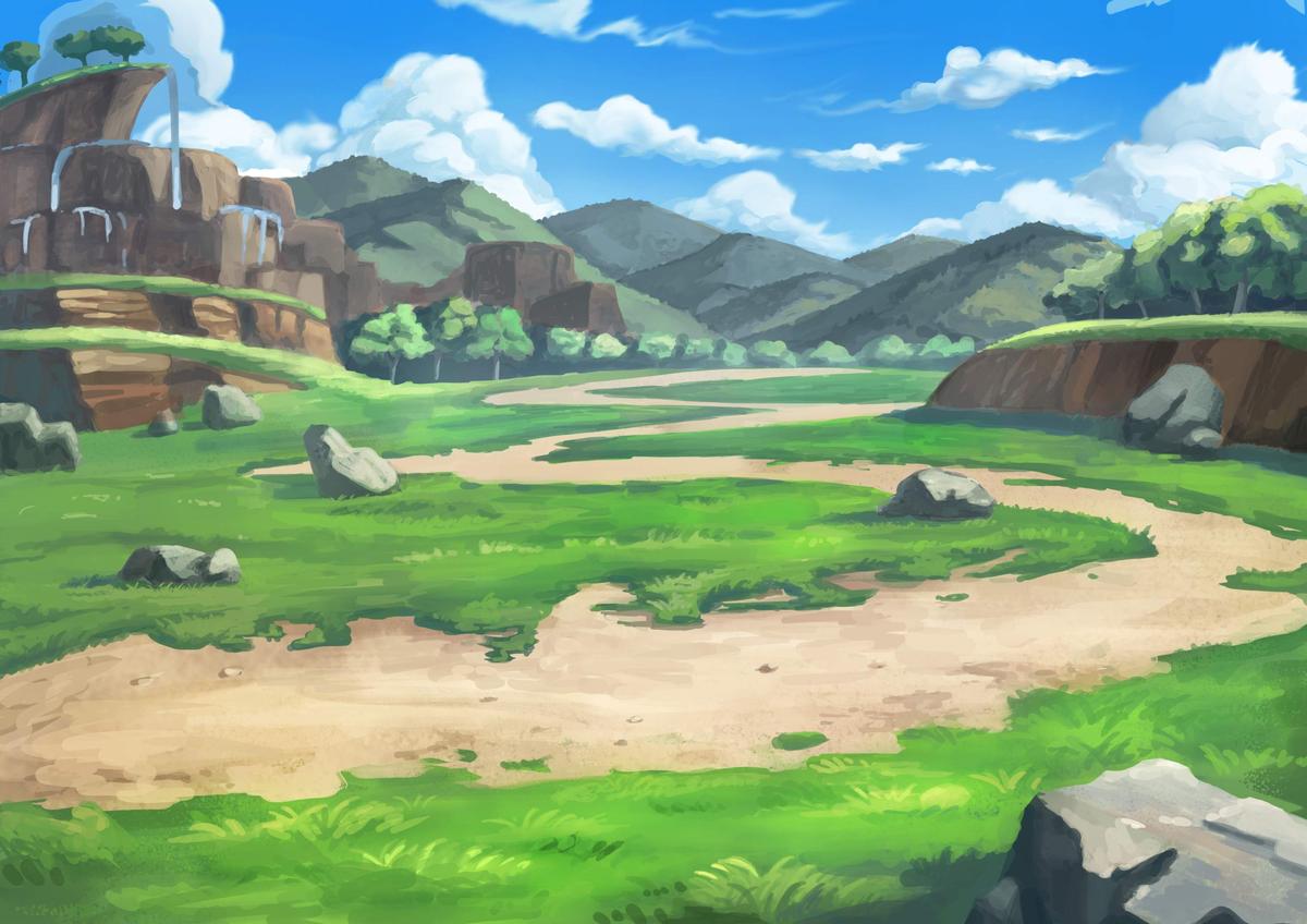 ファンタジー世界の草原 サージュさん 2dデザイナー のポートフォリオ ココナラ