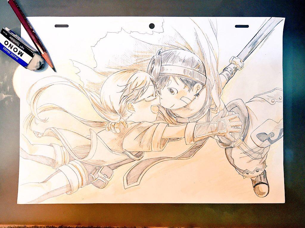 ファンアート メイドインアビス Shiro飯さん イラスト ロゴデザイナー のポートフォリオ ココナラ