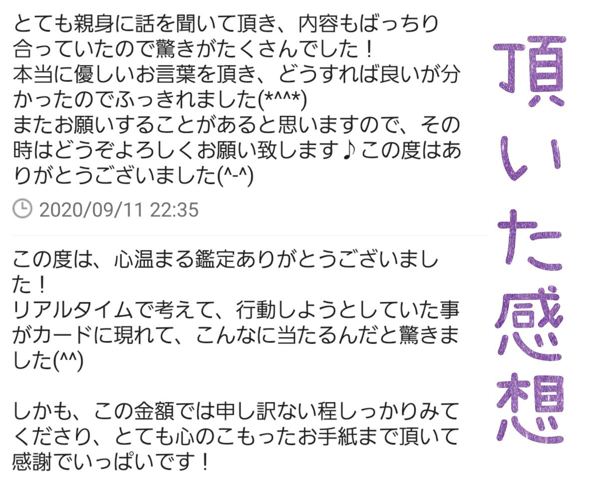 他サイトで頂いた感想 深井エイル 心と魂のカウンセラーさん ゆるす心の宇宙の巫女兼社長 のポートフォリオ ココナラ