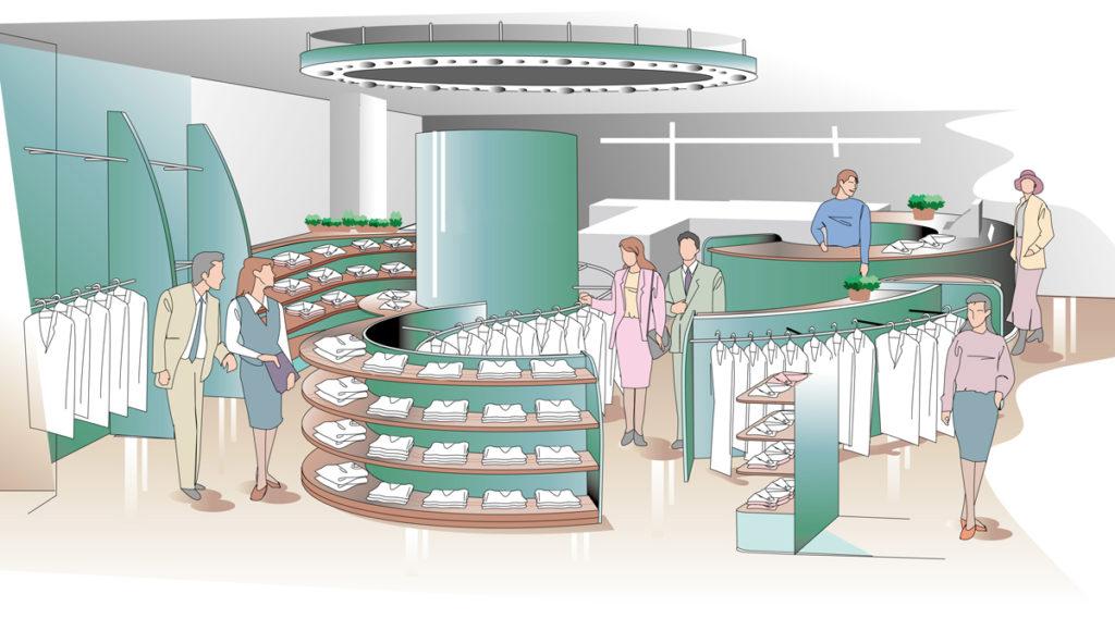 店内イメージパース イラストれおさん グラフィックデザイン のポートフォリオ ココナラ 店内イメージパース イラストれおさん グラフィックデザイン のポートフォリオ ココナラ