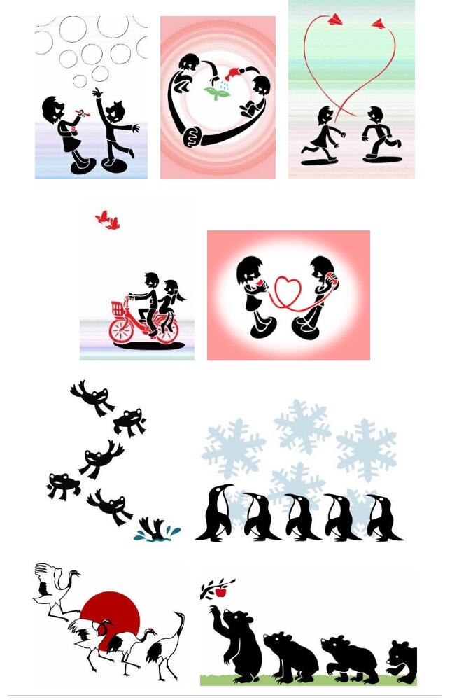 いろんなステンシルイラスト Simple117さんのポートフォリオ ココナラ