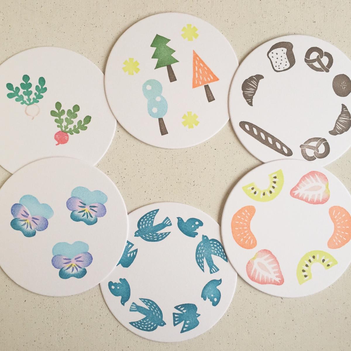 消しゴムはんこイラストレーション ニシヒロユミさん イラストレーター はんこデザイナー のポートフォリオ ココナラ