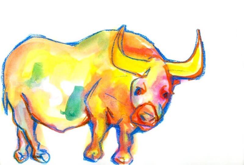 水牛 ダイやんさん イラストや似顔絵作成 ウエアプリントなど のポートフォリオ ココナラ