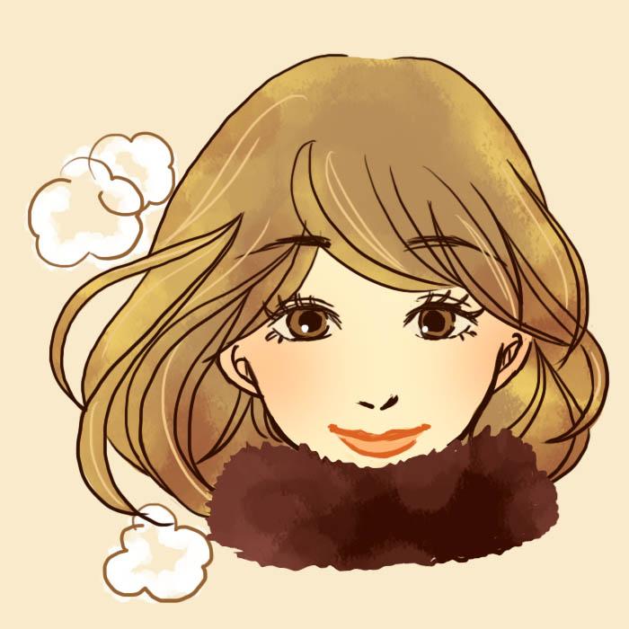 Sns用アイコン冬バージョン リラシナさん イラスト キャラクター デザイン のポートフォリオ ココナラ