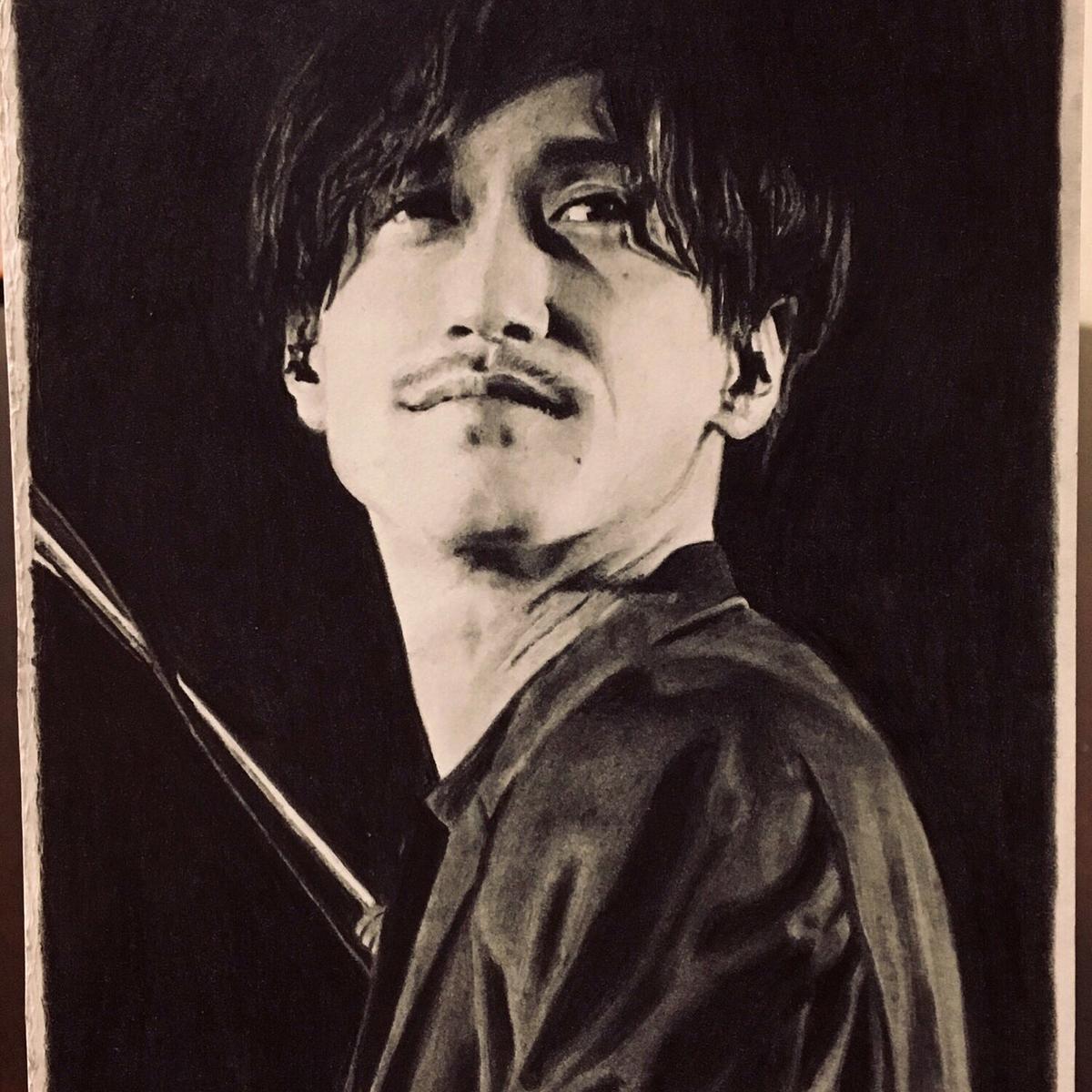 ジャニーズwest 錦戸亮 鉛筆画 百合玉さんのポートフォリオ ココナラ