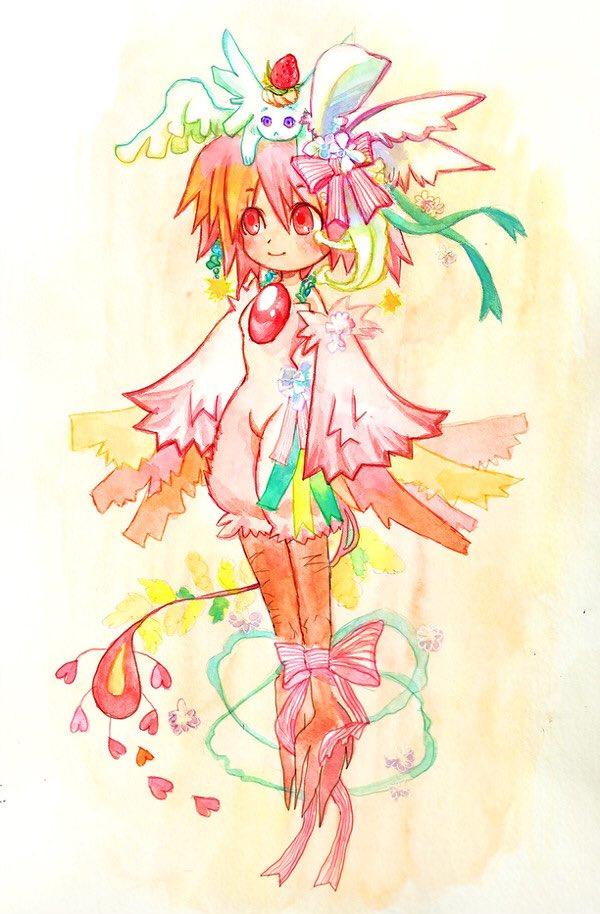 透明水彩のハーピィのイラスト 光石ひかりご依頼受付休止中さん 占い師 イラストレーター のポートフォリオ ココナラ