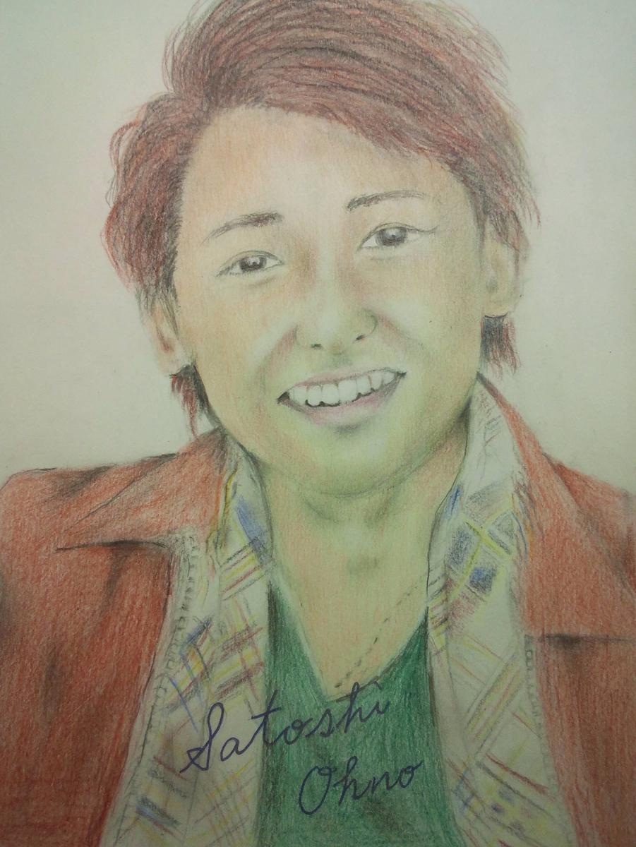 似顔絵 嵐 大野智 吉原かなえさん 嵐大好き似顔絵屋さん のポートフォリオ ココナラ