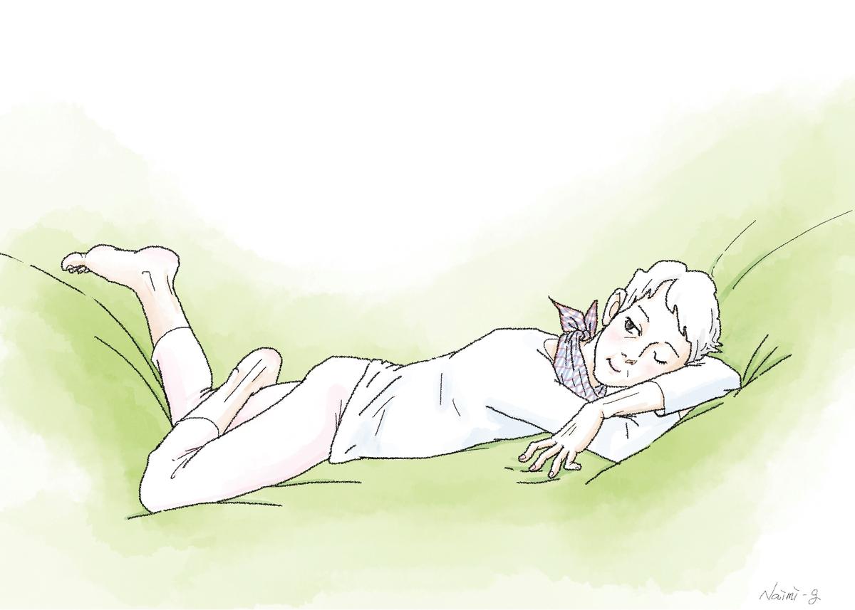 愛犬10歳の擬人化イラスト 娯楽ないみさん 主婦なイラスト描き のポートフォリオ ココナラ