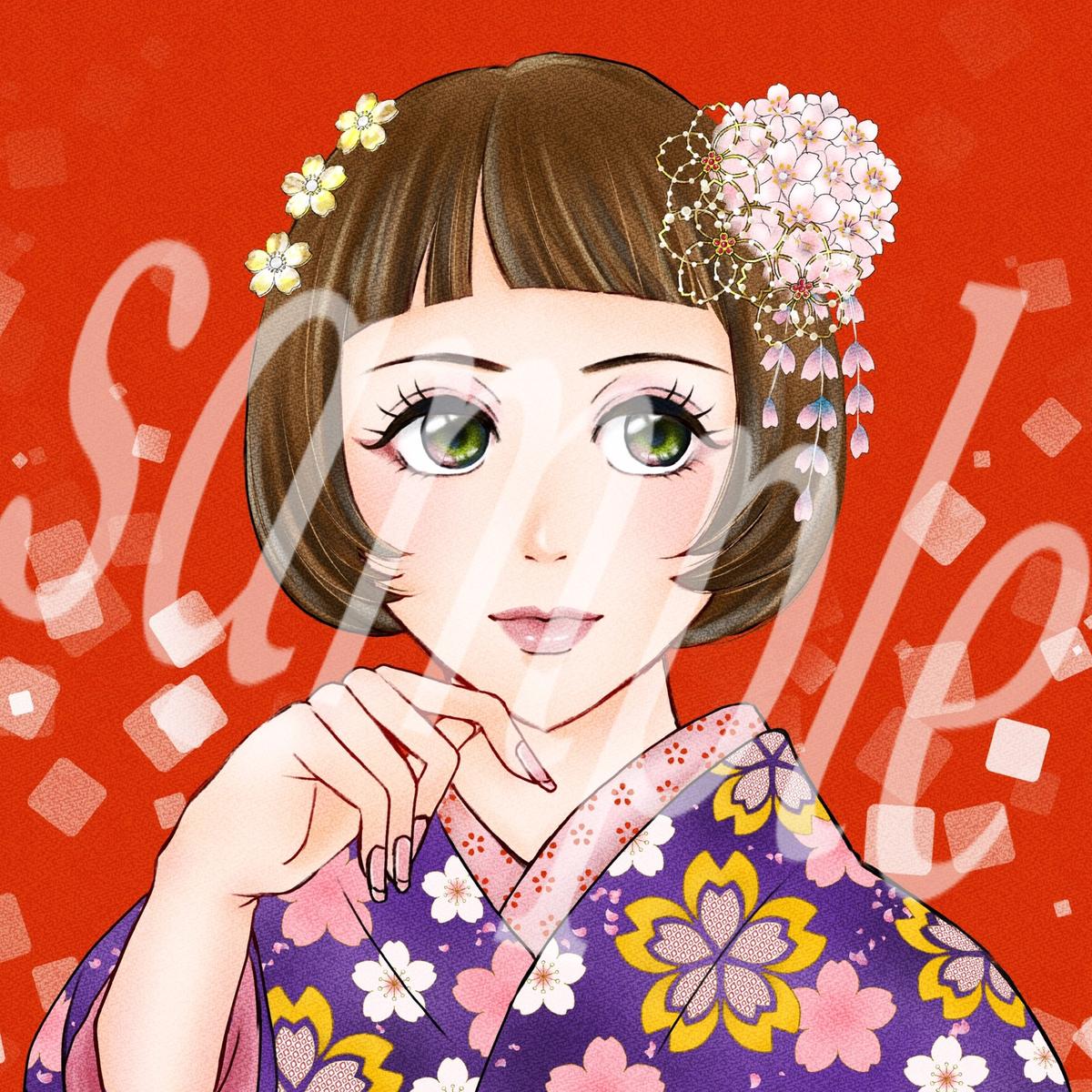 Snsアイコン 羽海野 月さん 漫画イラストレーター紅茶コーディネーター のポートフォリオ ココナラ