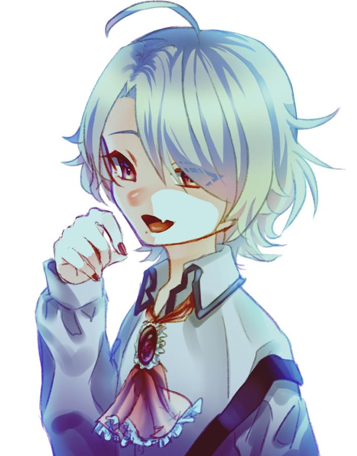 Vtuber児堂白彦 バストアップイラスト ぽむらいすの唐揚げさん 学生 のポートフォリオ ココナラ