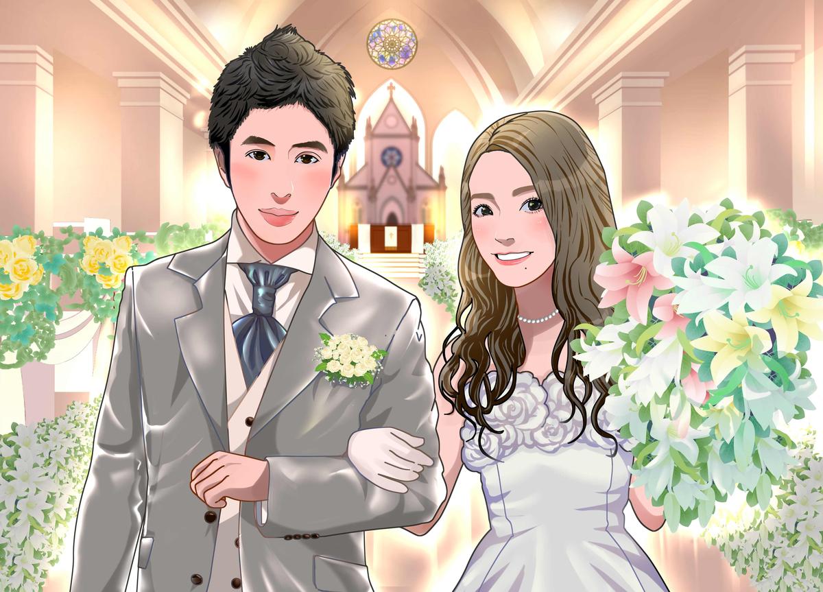 結婚式 もあ さん 鳥好き絵描き のポートフォリオ ココナラ