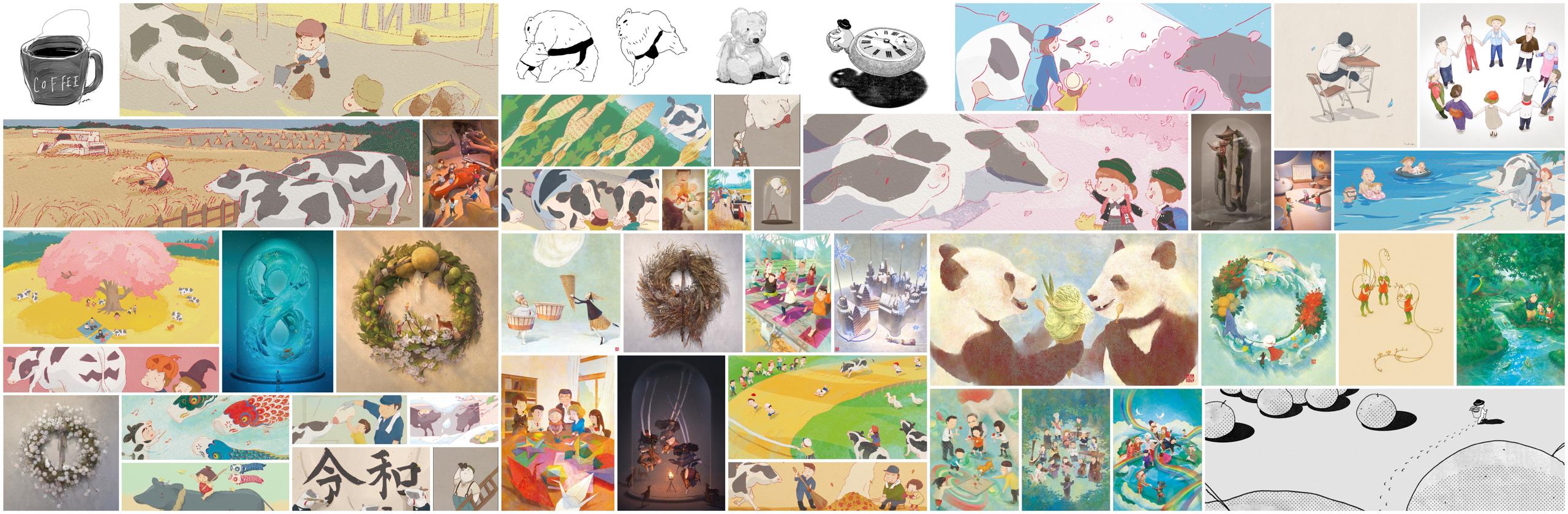 江刺鹿踊 アトリエ梨の実さん イラストレーター のポートフォリオ ココナラ